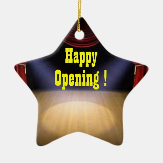 Premiere-Geschenk-Verzierung Keramikornament (Vorne)