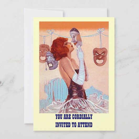 PREMIERE PLAY~THEATRE LADEN ~EZ EIN, UM BESONDERS EINLADUNG (Vorderseite)