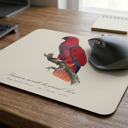 Premiere variete du grand Lori / Eclectus parrot Mousepad