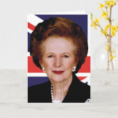 Premierminister Margaret Thatcher - die eiserne Karte (Gelbe Blume)