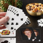 Premierminister Margaret Thatcher Spielkarten (In Situ)