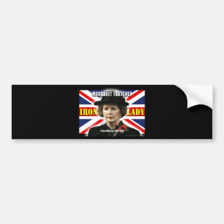 Premierminister Margaret Thatchers Autoaufkleber