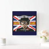 Premierminister Margaret Thatchers Quadratische Wanduhr (Zuhause)