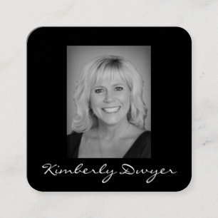 Premium 2.5 X 2.5 Foto GESCHÄFTSKARTE Quadratische Visitenkarte