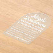 Premium 40 Mil Mattierte Acryleinladung Acryleinladungen (Ablage )