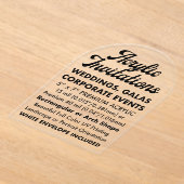 Premium 40 mm poliert klare Acryleinladung Acryleinladungen (Ablage )