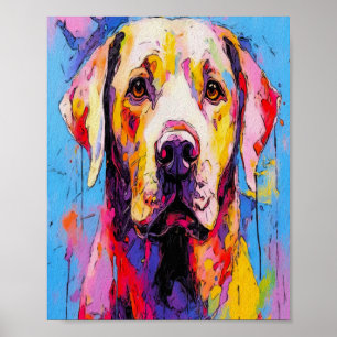 Premium-Abstrakter Labrador-Print (WÄHLEN SIE IHRE Poster