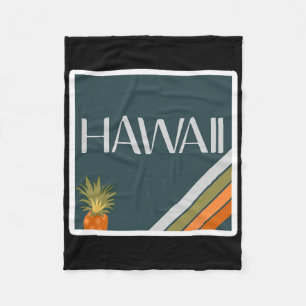 Premium Aloha-Staat Vintage Hawaiian Islands Urlau Fleecedecke