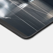Premium Aluminium Futuristic Race Car Desk Mat Schreibtischunterlage (Ecke)