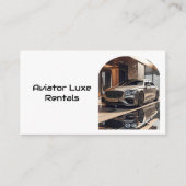 Premium Arch Auto Vermietung & Verkauf QR-Code Fot Visitenkarte (Vorderseite)