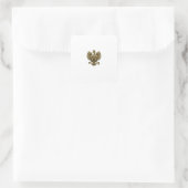 Premium Aufkleber mit polnischen Wurzeln (Tasche)