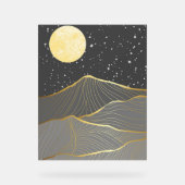 Premium-Bergmalerei Acrylschild (Vorderseite)