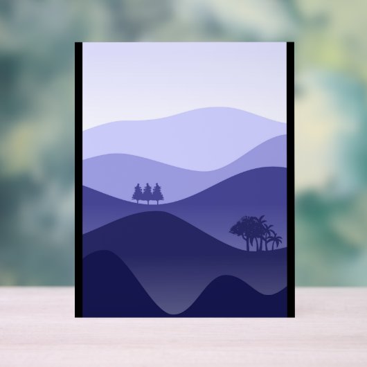 Premium-Bergmalerei Acrylschild (Neutral)