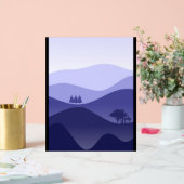 Premium-Bergmalerei Acrylschild (Hochzeit)