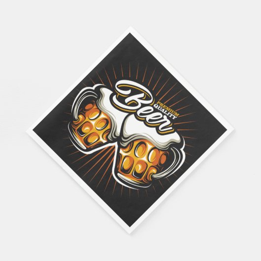 Premium Bier Paper Napkins Serviette (Ecke)