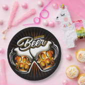 Premium-Bier Pappteller (Party)