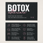 Premium Black Botox Injection Card (Vorne & Hinten)