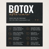 Premium Black Botox Injection Card (Vorne & Hinten)