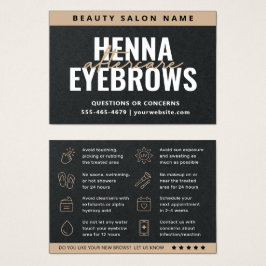 Premium Black Eyebrow Tint Henna Brows Aftercare