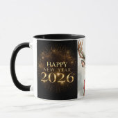premium black gold happy new year coffee mug tasse (Links)