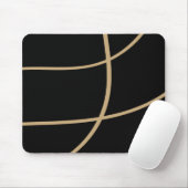 Premium Black Gold Tech Stil Mousepad (Mit Mouse)