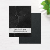Premium Black Gray Marble Earring Display Cards (Schreibtisch)