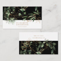 Premium Black Onyx Modern Eucalyptus Corporate