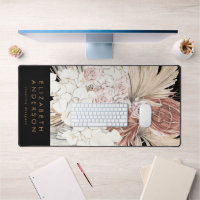 Premium Black Pampas Grass Floral Tropical Office