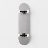 Premium-Bürstsilber-Metallstruktur Skateboard (Vorderseite)