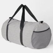 Premium-Bürstsilber-Metalltextur Klassiker Duffle Bag (Rechte Ecke)