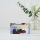 Premium Business Card für Bäckereien Visitenkarte (Stehend Vorderseite)