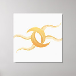 Premium Canvas ‘Intertwined Moons’ – Exclusive Leinwanddruck