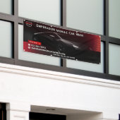 Premium Car Wash SportsCar anpassen Banner (Äußeres Gebäude)