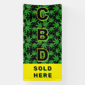 Premium CBD-Öl verkauft hier Anzeige groß Banner (Vertikal)