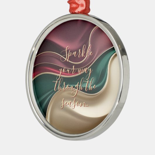 Premium Christmas ornament in stylish graphic (Links)