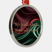 Premium Christmas ornament in stylish graphic (Rechts)