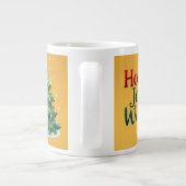 Premium Christmas Tasse - Holly Jolly wünscht (Rückseite)