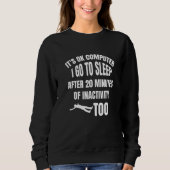 Premium-Computerprogrammierer Webentwickler Coder Sweatshirt (Vorderseite)