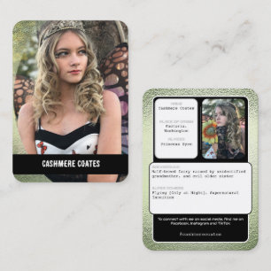 Premium Cosplay Coscards Charakter-Fotokarten Visitenkarte