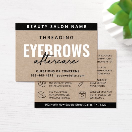 Premium Craft Luxus Eyebrow Threading Aftercare (Schreibtisch)