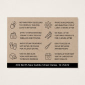 Premium Craft Luxus Eyebrow Threading Aftercare (Rückseite)