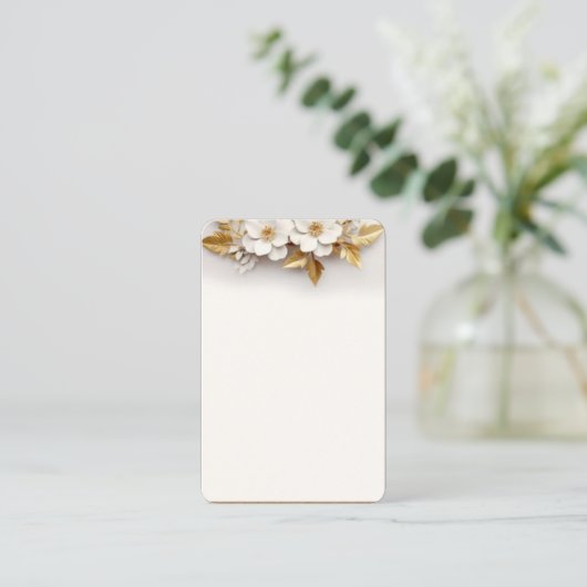 Premium Custom Business Cards Visitenkarte (Stehend Vorderseite)