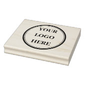 Premium Custom Business Logo Large Wood Rubber Sta Gummistempel (Stempel)