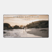 Premium Custom Foto Hochzeitsgeschenk Schreibtischunterlage (Vorderseite)