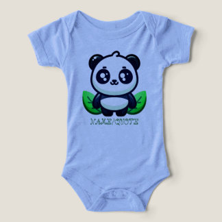Premium Cute Panda And Leaves