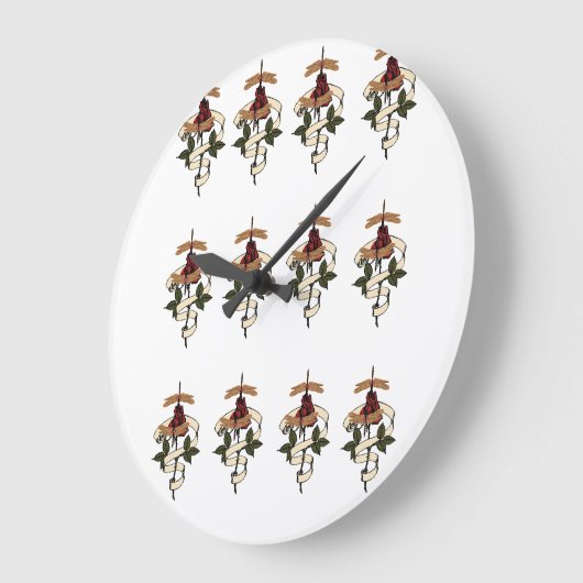 Premium Design Große Wanduhr (Winkel)