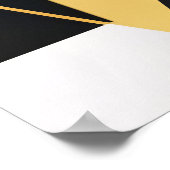 Premium-Diagonalgeometrie Poster (Ecke)