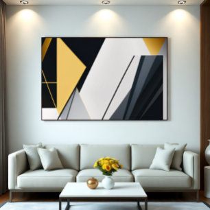 Premium-Diagonalgeometrie Poster
