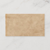 Premium Dick Luxus kreativer Vintager Stil Visitenkarte (Rückseite)