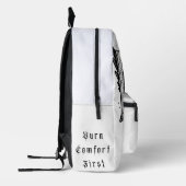 Premium Dunkles Design Bedruckter Rucksack (Links)